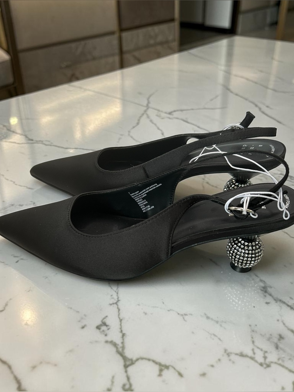 Simone Rhinestone Ball Heels -A New Day
Crystal Ball Heels 7 Black